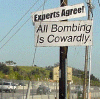 Experts Agree - All bombing is cowardly