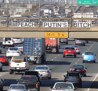 Impeach Putin's bitch.